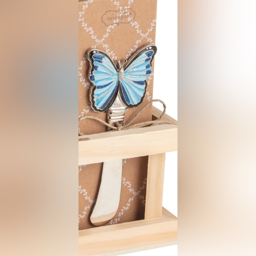 New Mud Pie Garden Butterfly Spreader